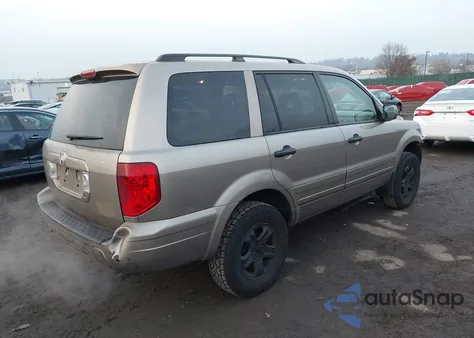 2003 Honda Pilot Ex-L из США, поврежденный, VIN 2HKYF18583H607536